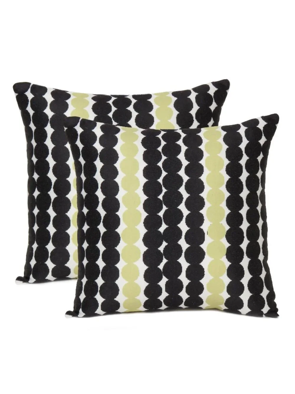 Oussum Bedroom Decorative Pillow Cover Cotton Marimekko Rasymatto Print Set of 2